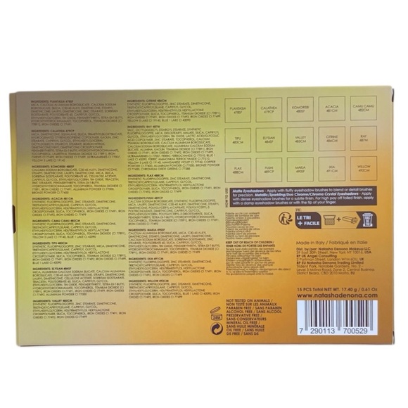 Natasha Denona 15 Shade Yucca Eyeshadow Palette NIB - Picture 4 of 10